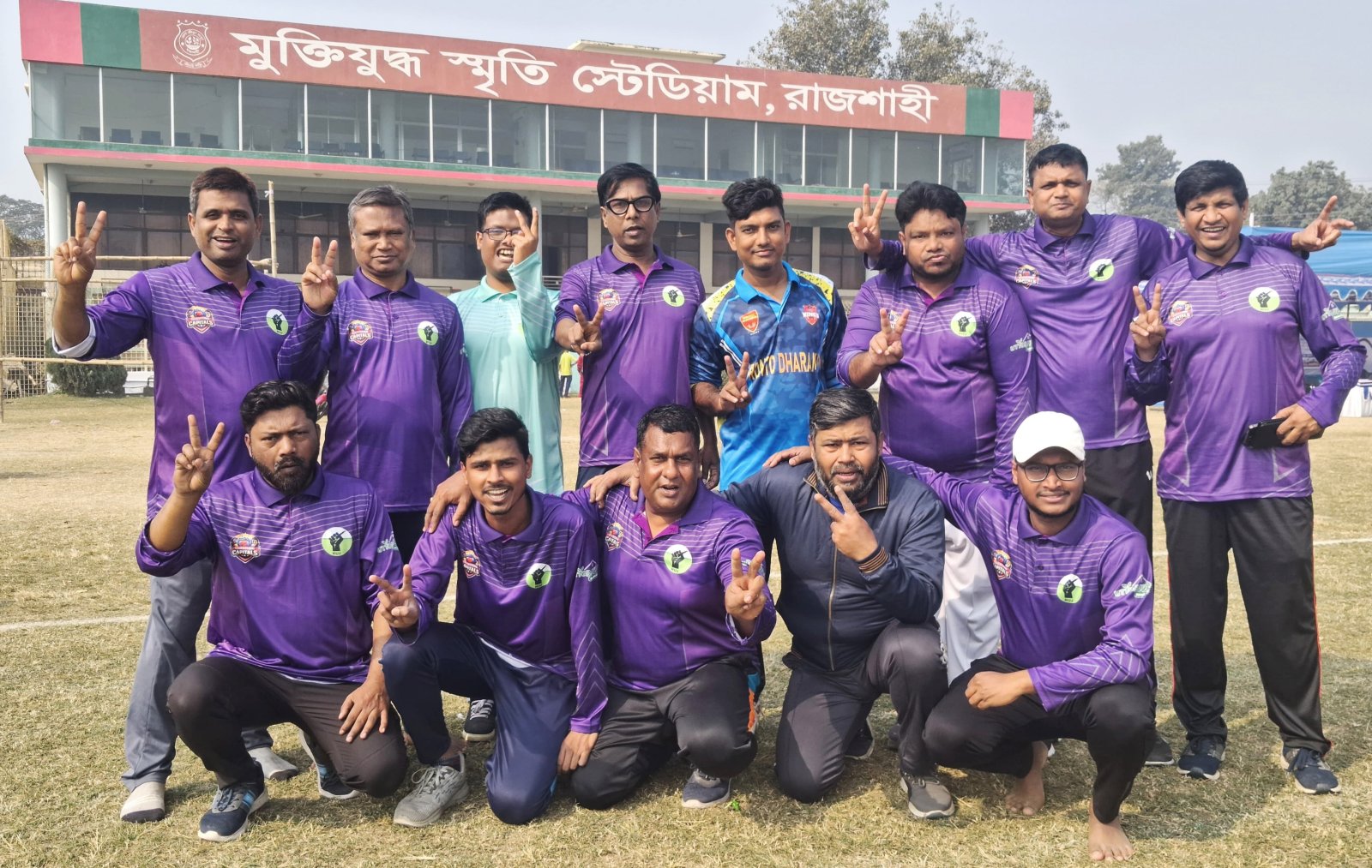 রাজশাহীতে মিডিয়া কাপ ক্রিকেট টুর্নামেন্টের ফাইনালে টেলিভিশন ক্যাপিটালস
