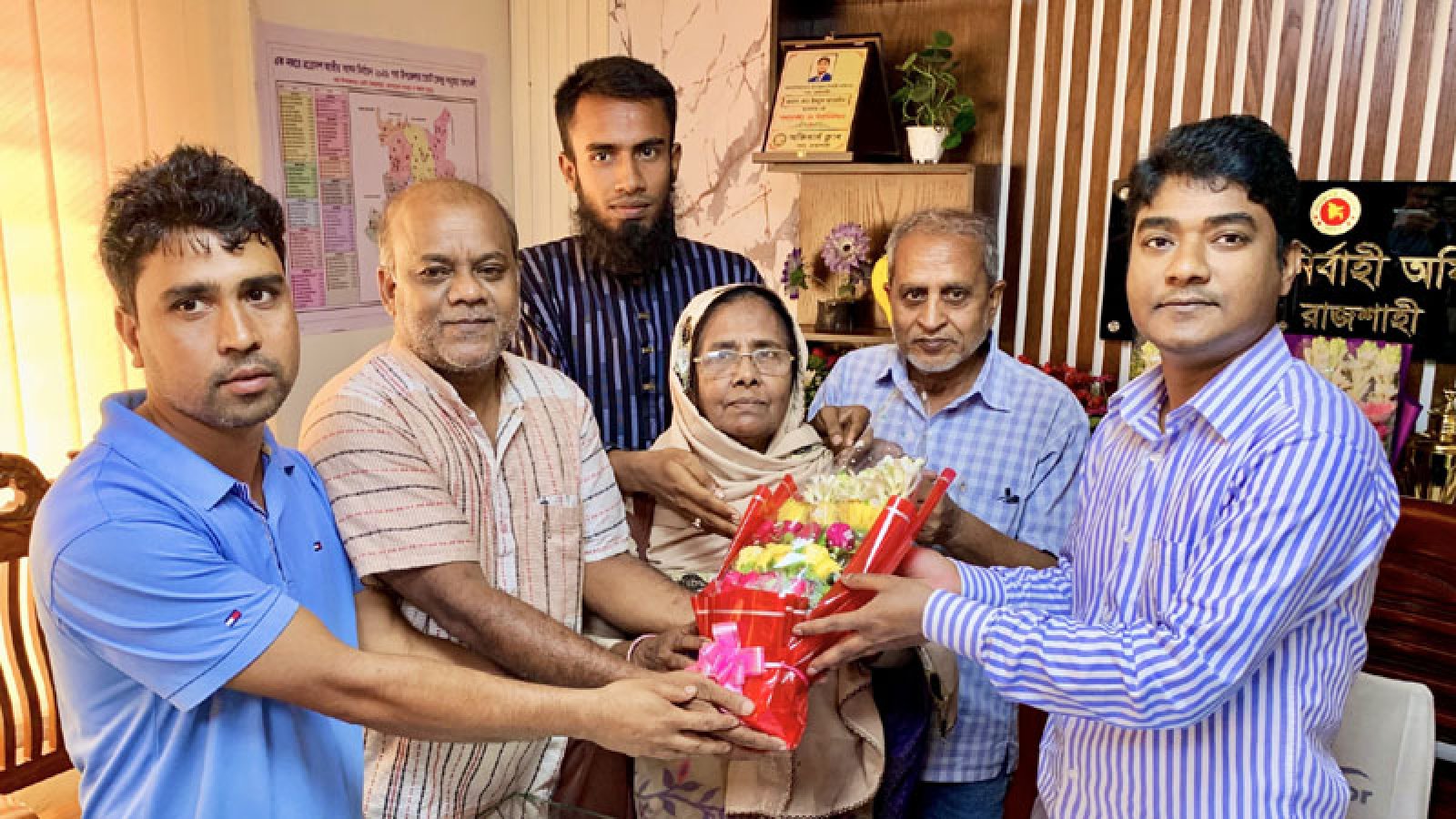 পবা ইউএনও’র সঙ্গে বাপা নেতৃবৃন্দের সৌজন্য সাক্ষাৎ