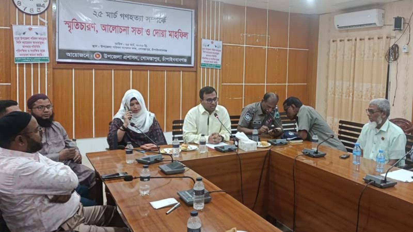 গোমস্তাপুরে গণহত্যা দিবস পালিত