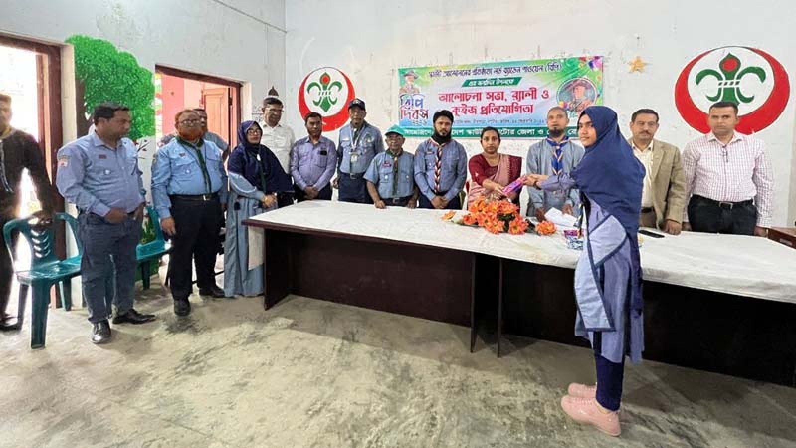 নাটোরে স্কাউটস্ প্রতিষ্ঠাতা লর্ড ব্যাডেন পাওয়েলের জন্মদিন পালন