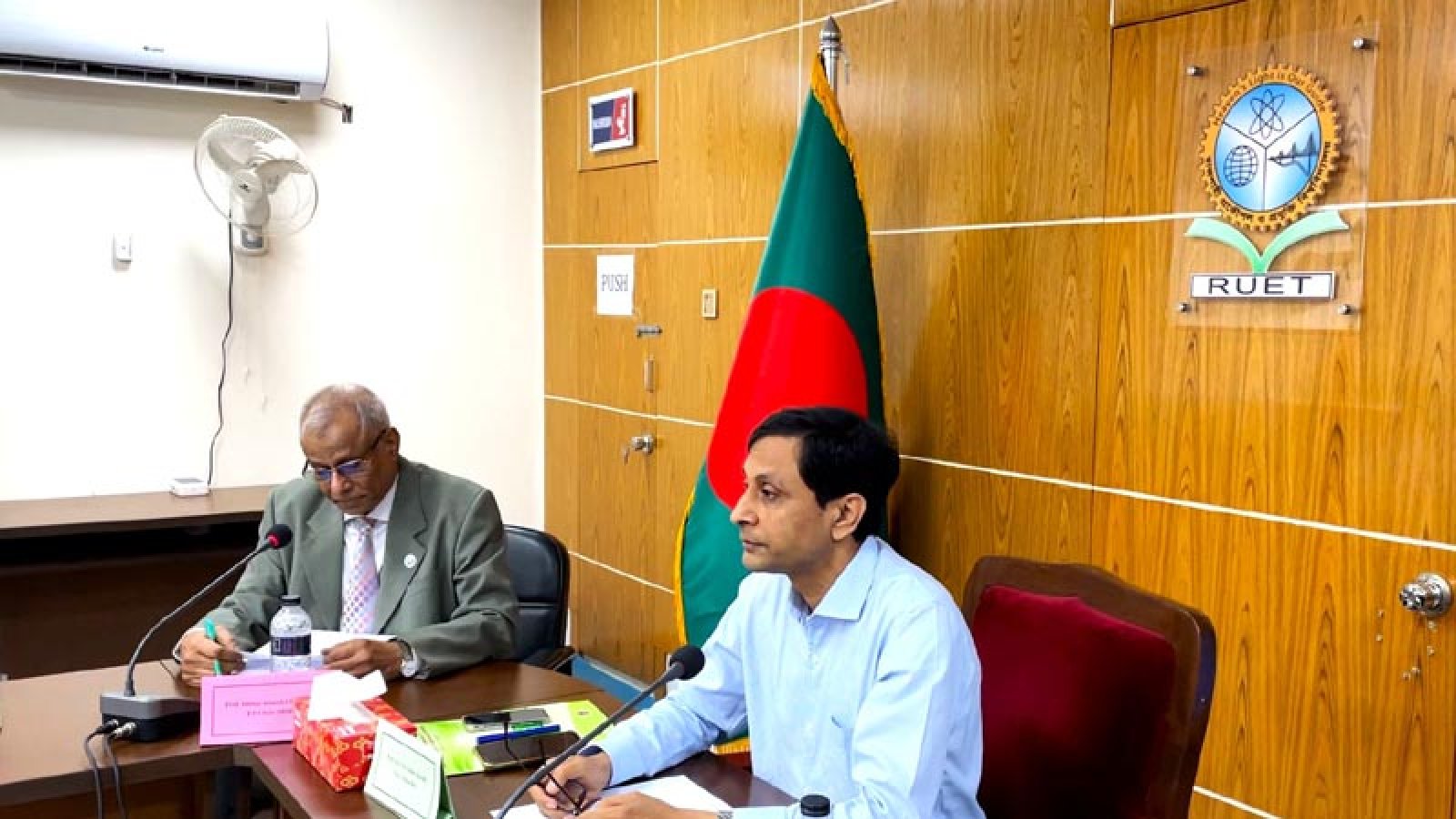 রুয়েট পরিদর্শনে অ্যাক্রিডিটেশন ইভ্যালুয়েশন টিম