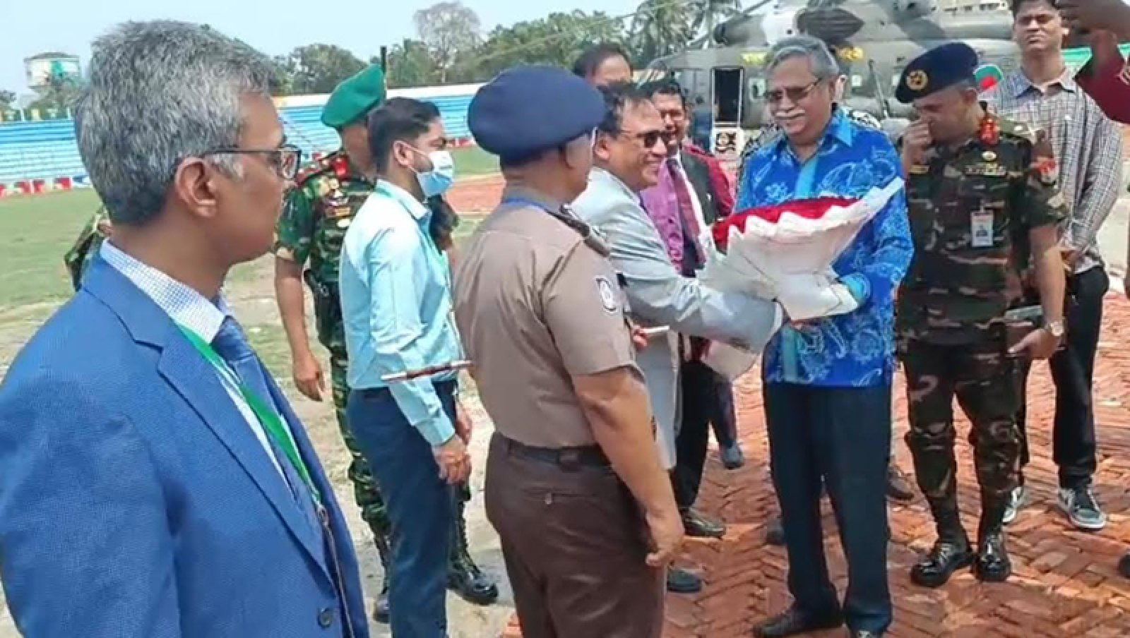 চারদিনের সফরে পাবনায় পৌঁছেছেন রাষ্ট্রপতি