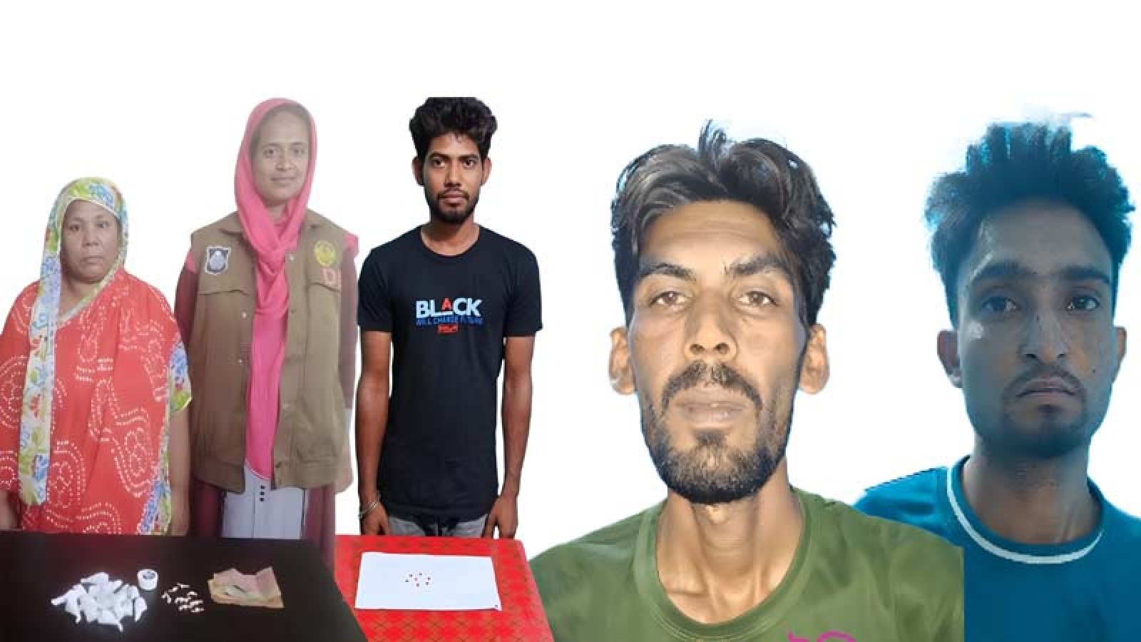 নগরীতে নারীসহ ৪ জন মাদক ব্যবসায়ী গ্রেপ্তার