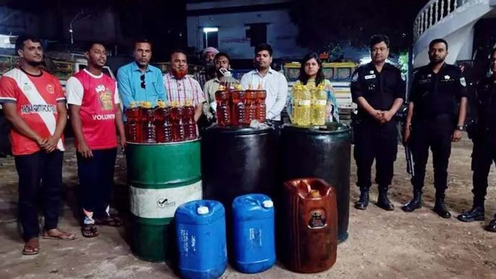 সিরাজগঞ্জে মজুত ৭০৯ লিটার ডিজেল জব্দ, দুজনের কারাদণ্ড