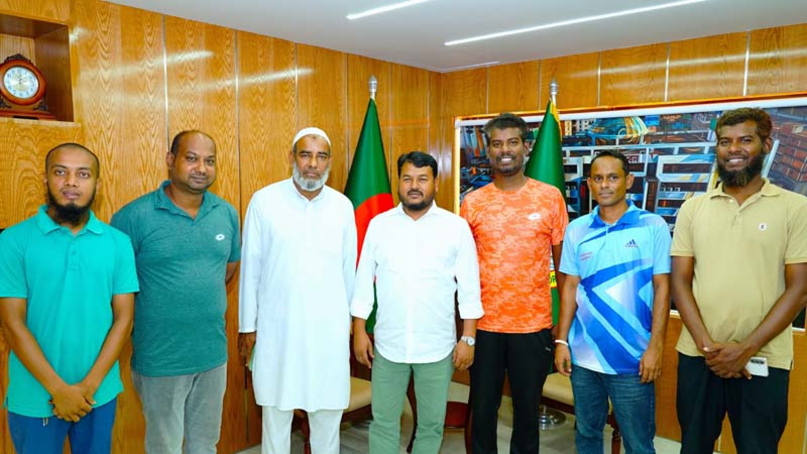 রাসিক প্রশাসক সঙ্গে রাজশাহী বধির ফোরামের নেতৃবৃন্দের সৌজন্য সাক্ষাত