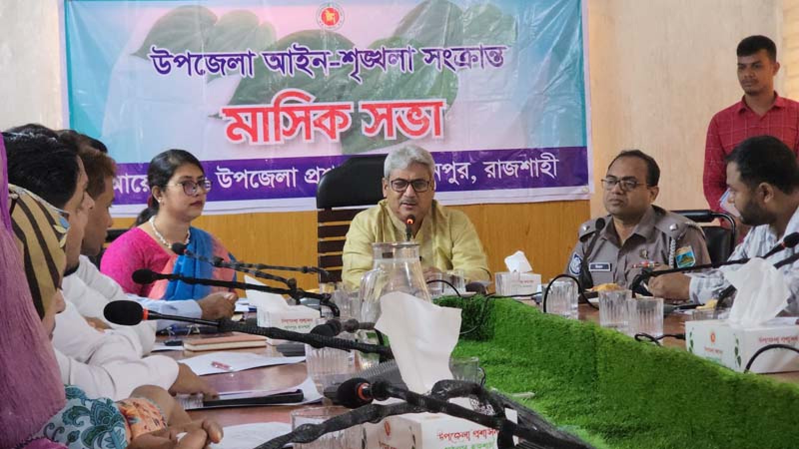 মোহনপুরে আইনশৃঙ্খলা কমিটির সভা অনুষ্ঠিত