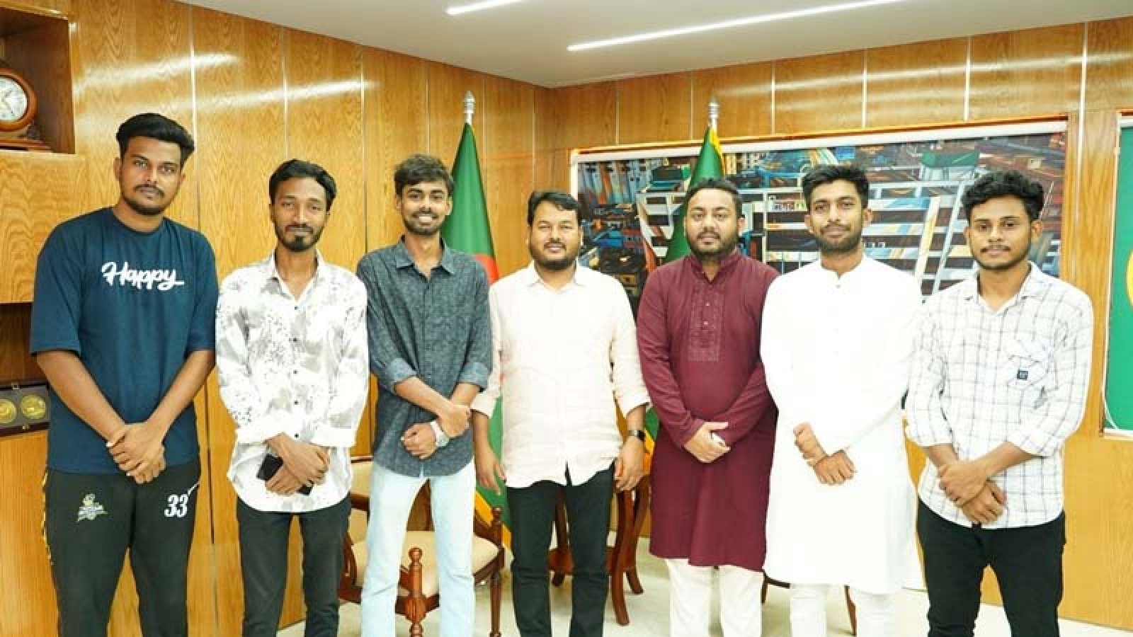 রাসিক প্রশাসকের সঙ্গে রাজশাহী কলেজ ছাত্রদলের নবগঠিত কমিটির নেতৃবৃন্দের সৌজন্য সাক্ষাৎ