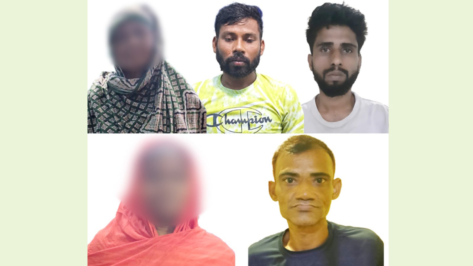 নগরীতে নারীসহ ৫ মাদক ব্যবসায়ী গ্রেপ্তার