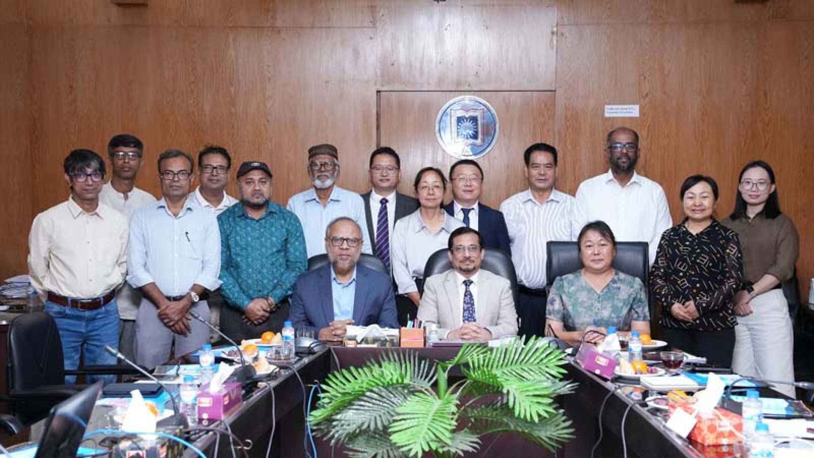 চিনা বিশ্ববিদ্যালয় প্রতিনিধিদলের রাবি সফর