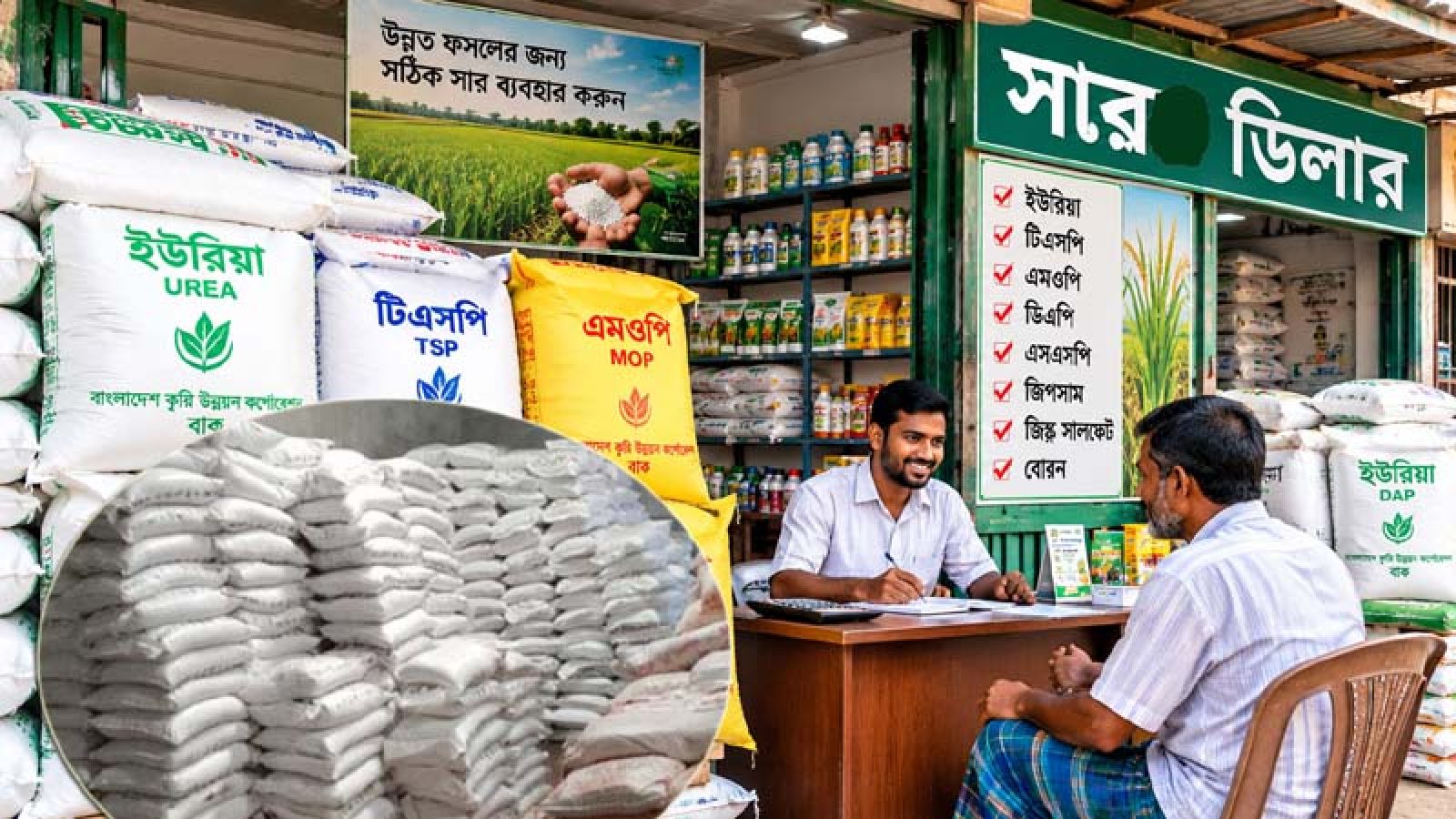 বগুড়ায় সার ডিলার নিয়োগে স্বজনপ্রীতি ও অনিয়মের অভিযোগ