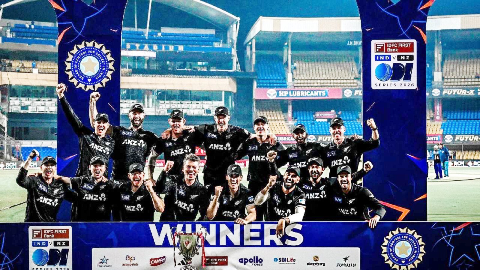 ভারতের মাটিতে প্রথম ওডিআই সিরিজ জয় কিউইদের