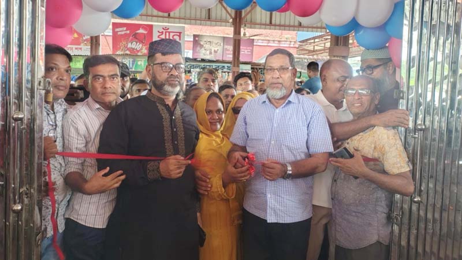 সান্তাহার রেলওয়ে জংশনে ফুট ওভারব্রিজ উদ্বোধন