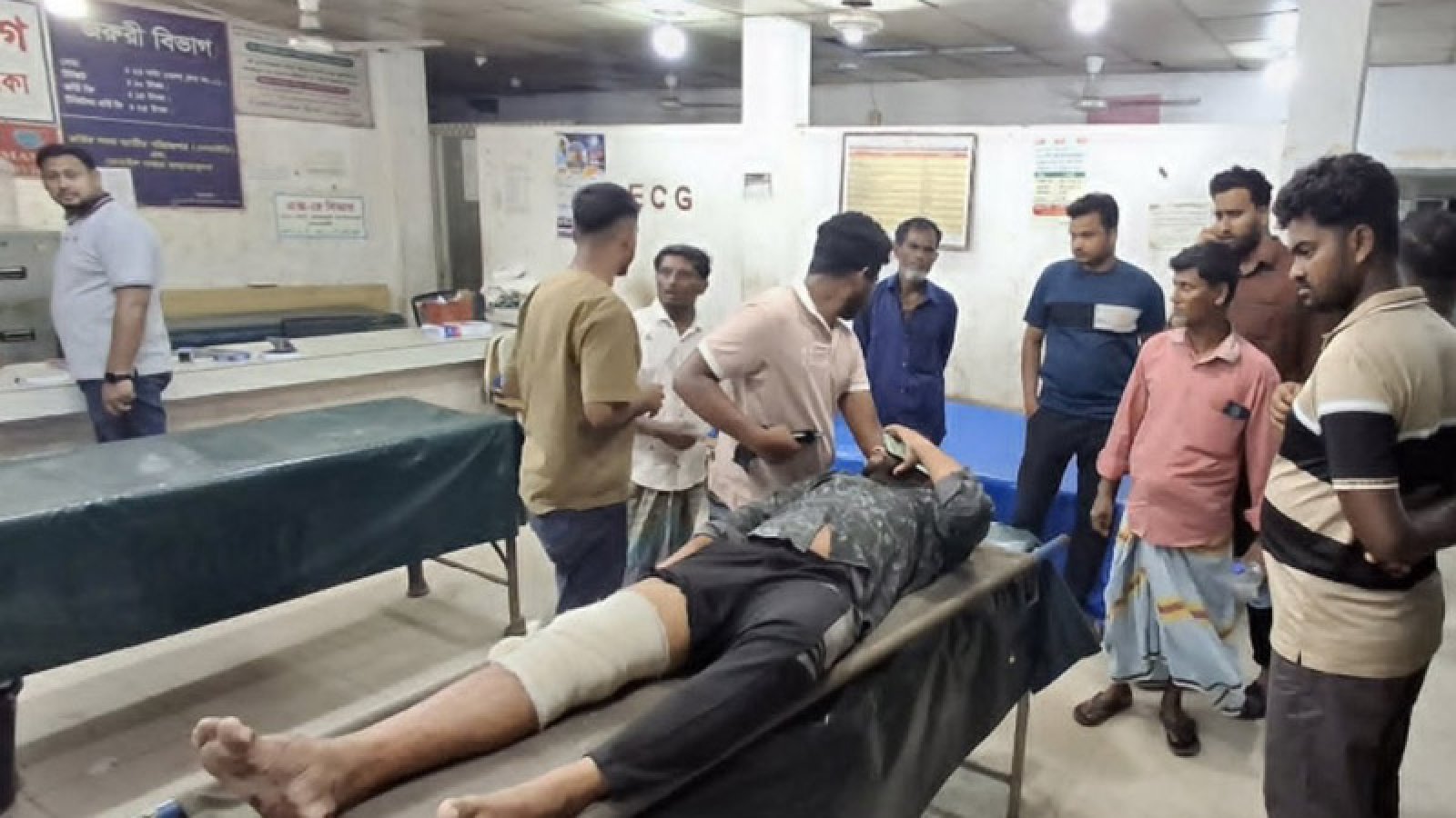 জামায়াত র্কমী গুলবিদ্ধি, হাসপাতালে র্ভতি