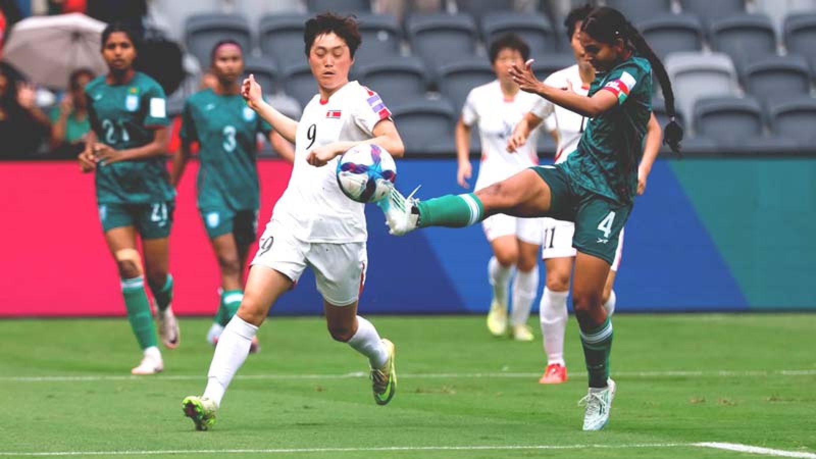 নবম র‌্যাংকিংয়ের উত্তর কোরিয়ার কাছে বাংলাদেশের ৫ গোলে হার