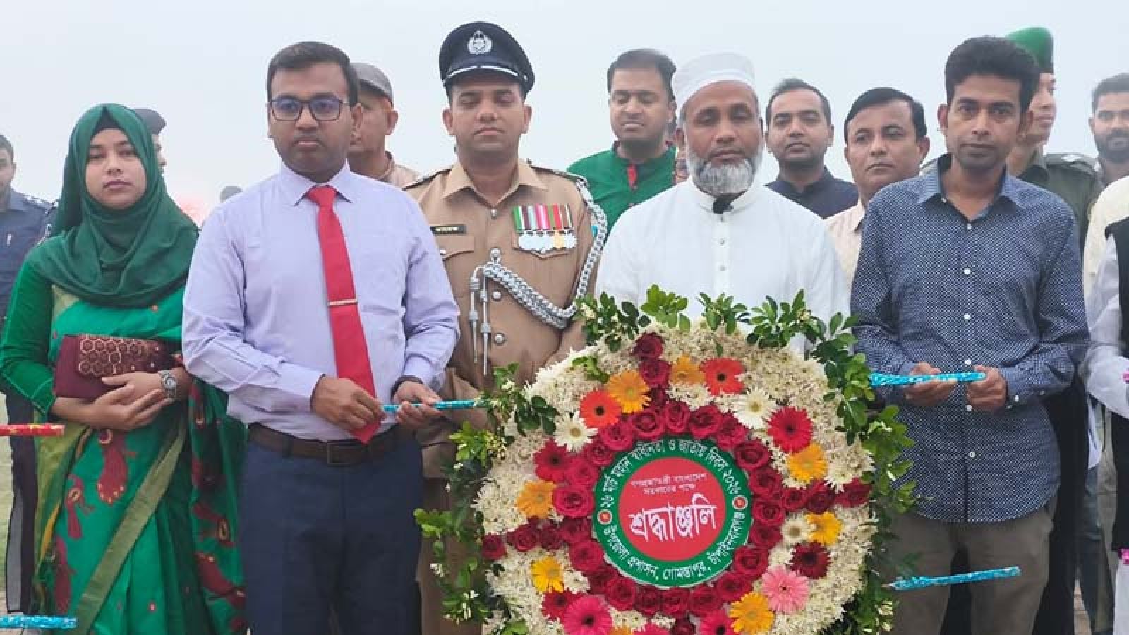 গোমস্তাপুরে মহান স্বাধীনতা ও জাতীয় দিবস পালিত