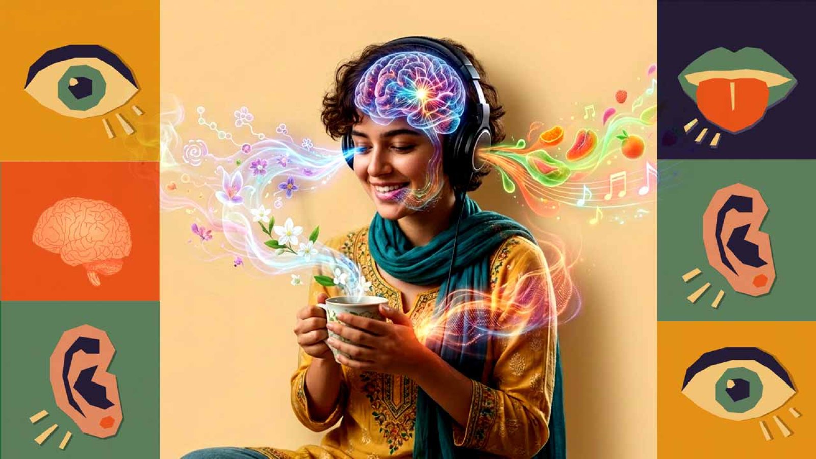 চোখ যখন গন্ধ পায়, কানে জাগে স্বাদ! মস্তিষ্কের এমন আশ্চর্য অবস্থাটি কী করে হয়?