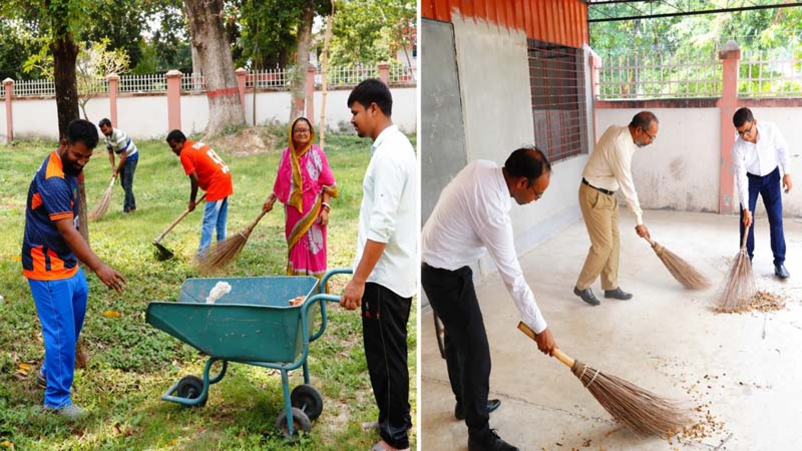 ডেঙ্গু ও চিকুনগুনিয়া প্রতিরোধে অফিস প্রাঙ্গণ পরিষ্কার করেন বিভাগীয় কার্যালয়ের কর্মকর্তা ও কর্মচারীরা