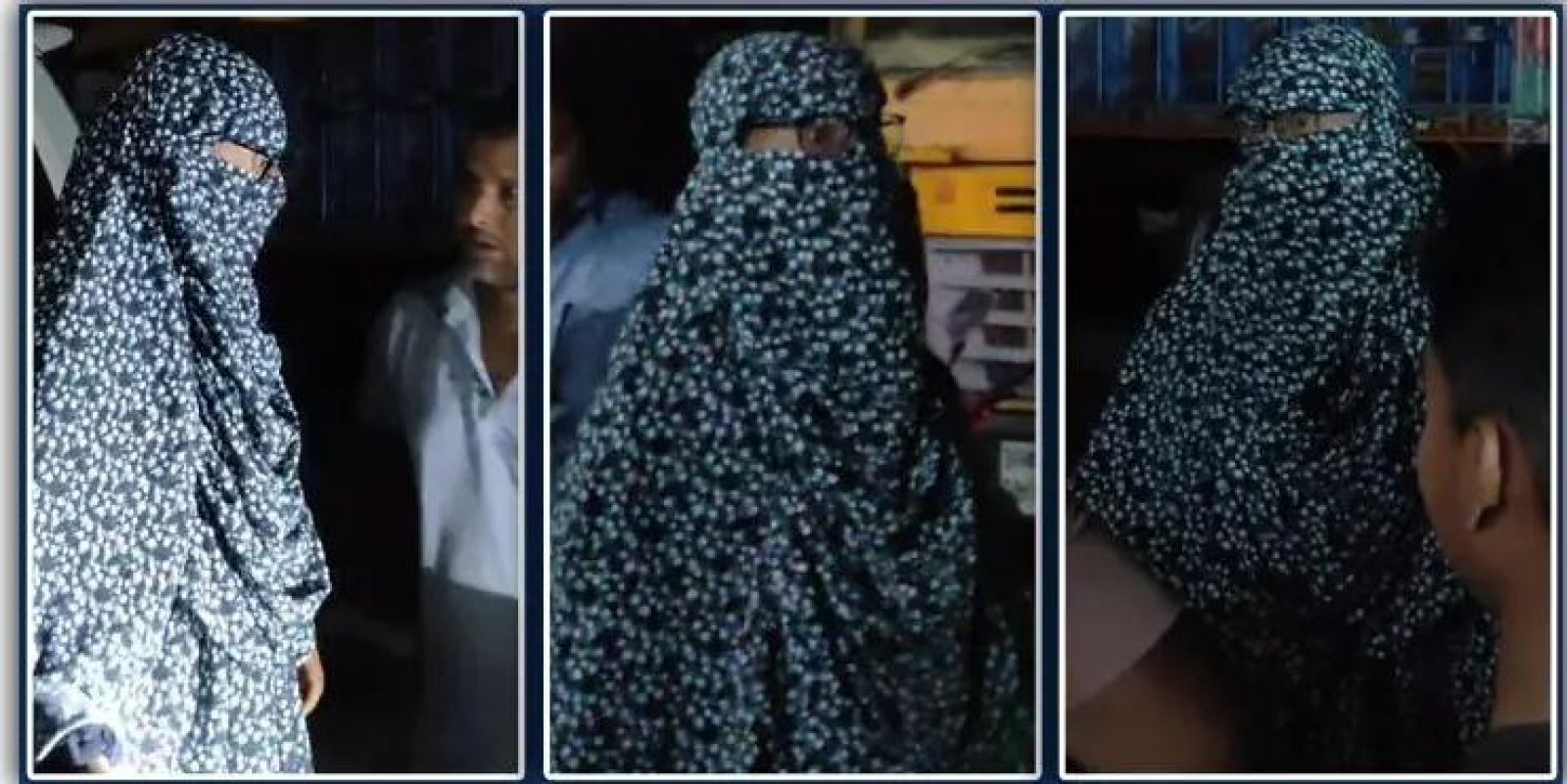 নারী সেজে পাম্পে তেল নিতে গিয়ে ধরা যুবক