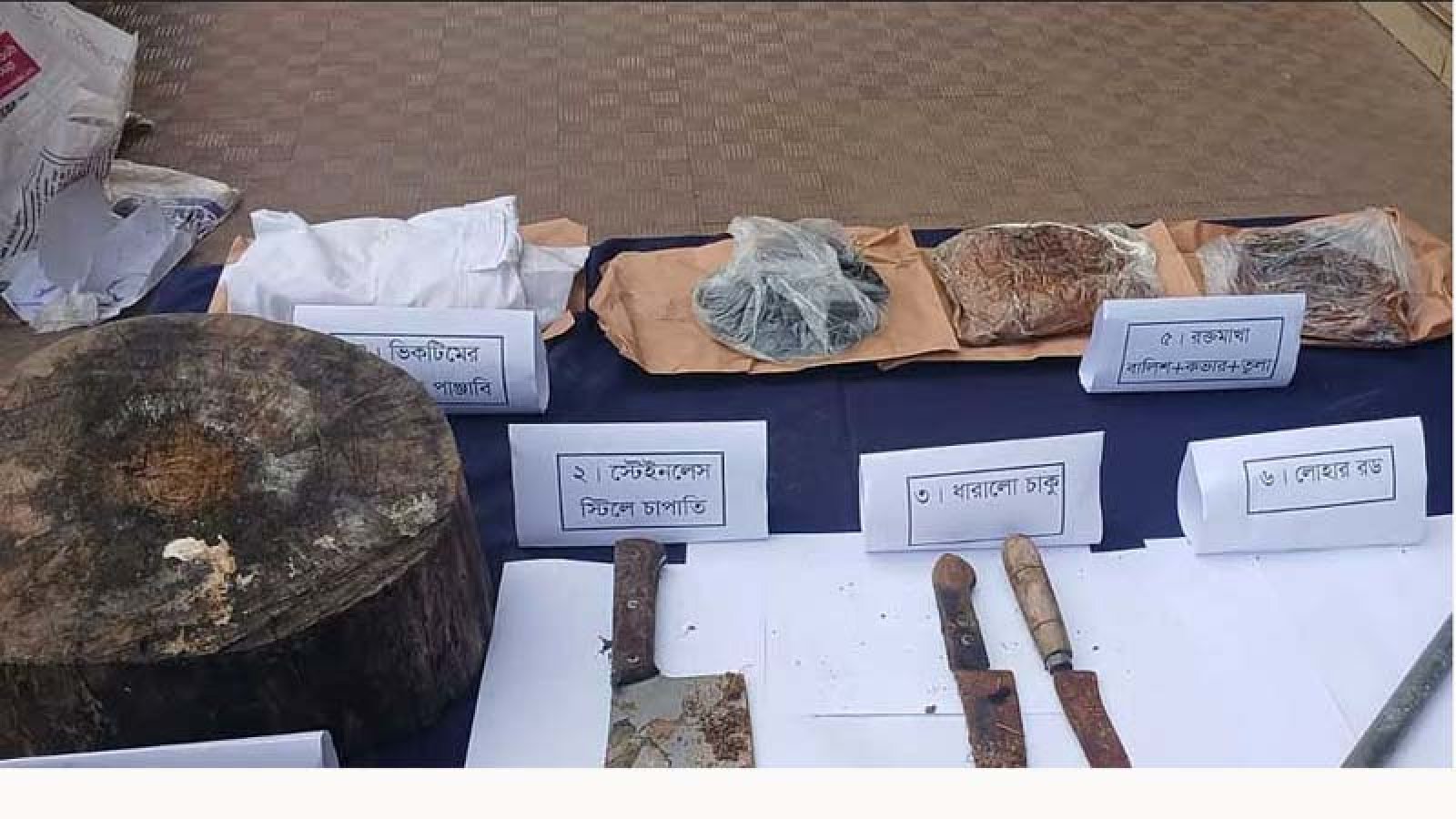 ফুলবাড়িয়ায় কাস্টমস কর্মী খুন: ‘খাইট্টায়’ ১৫ টুকরো করা হয় মরদেহ