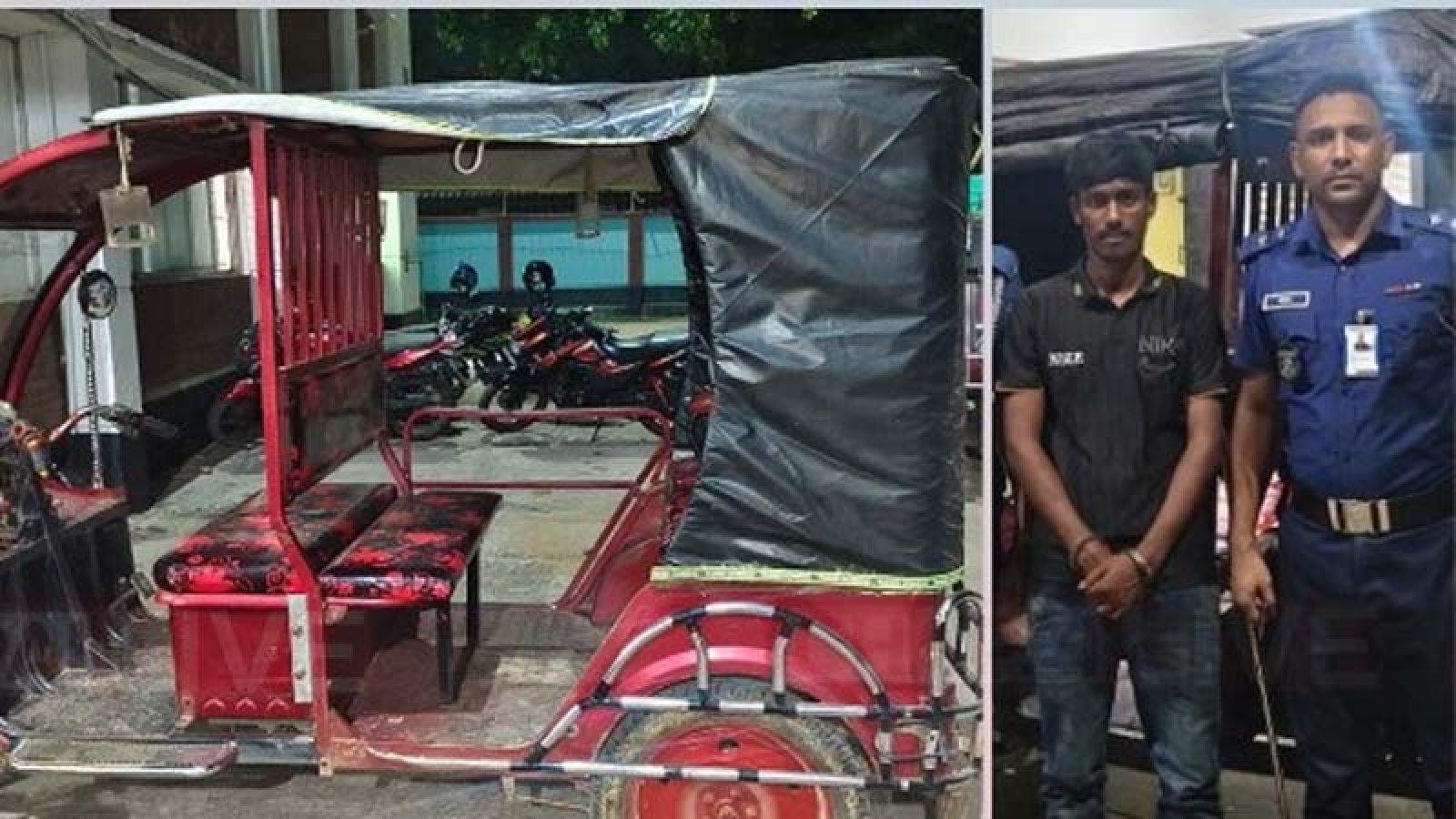 চাঁপাইনবাবগঞ্জ থেকে চুরি হওয়া অটোরিকশা উদ্ধার,  আটক তিন