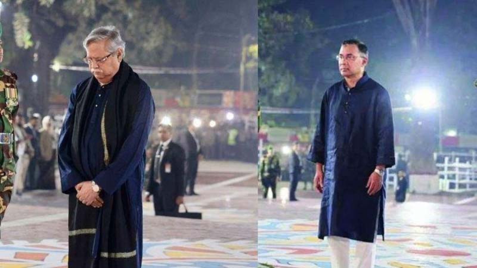 একুশের প্রথম প্রহরে শহীদ মিনারে রাষ্ট্রপতি ও প্রধানমন্ত্রীর শ্রদ্ধা