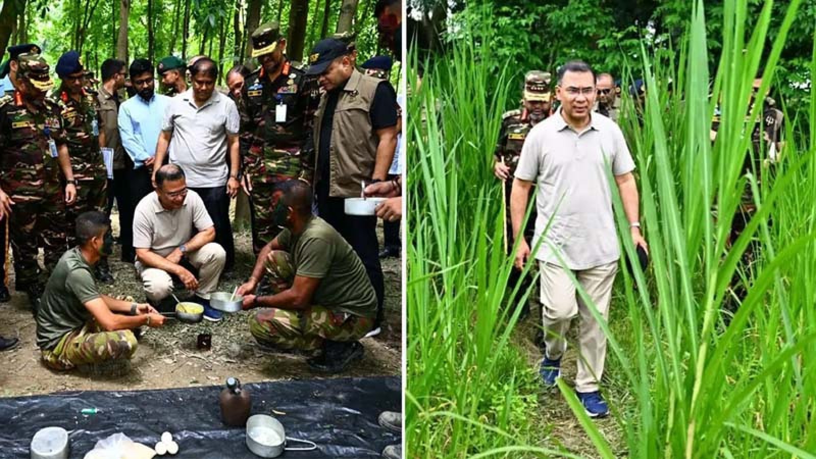 সেনাবাহিনীর গ্রীষ্মকালীন মহড়া পরিদর্শন করলেন প্রধানমন্ত্রী