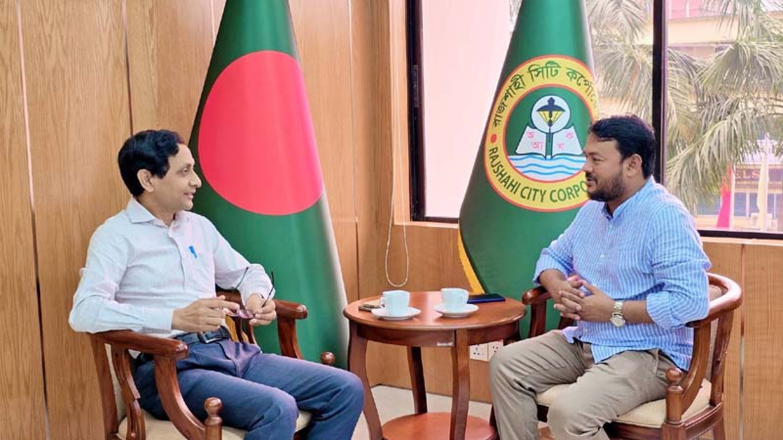 রাসিক প্রশাসকের সাথে রুয়েট উপাচার্যের সৌজন্য সাক্ষাৎ