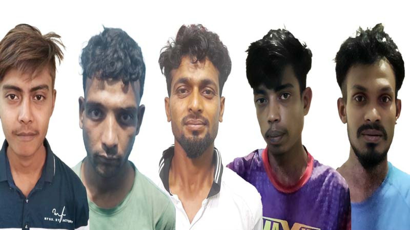 নগরীতে ৫ মাদক ব্যবসায়ী গ্রেপ্তার; গাঁজা, মাদকদ্রব্য উদ্ধার