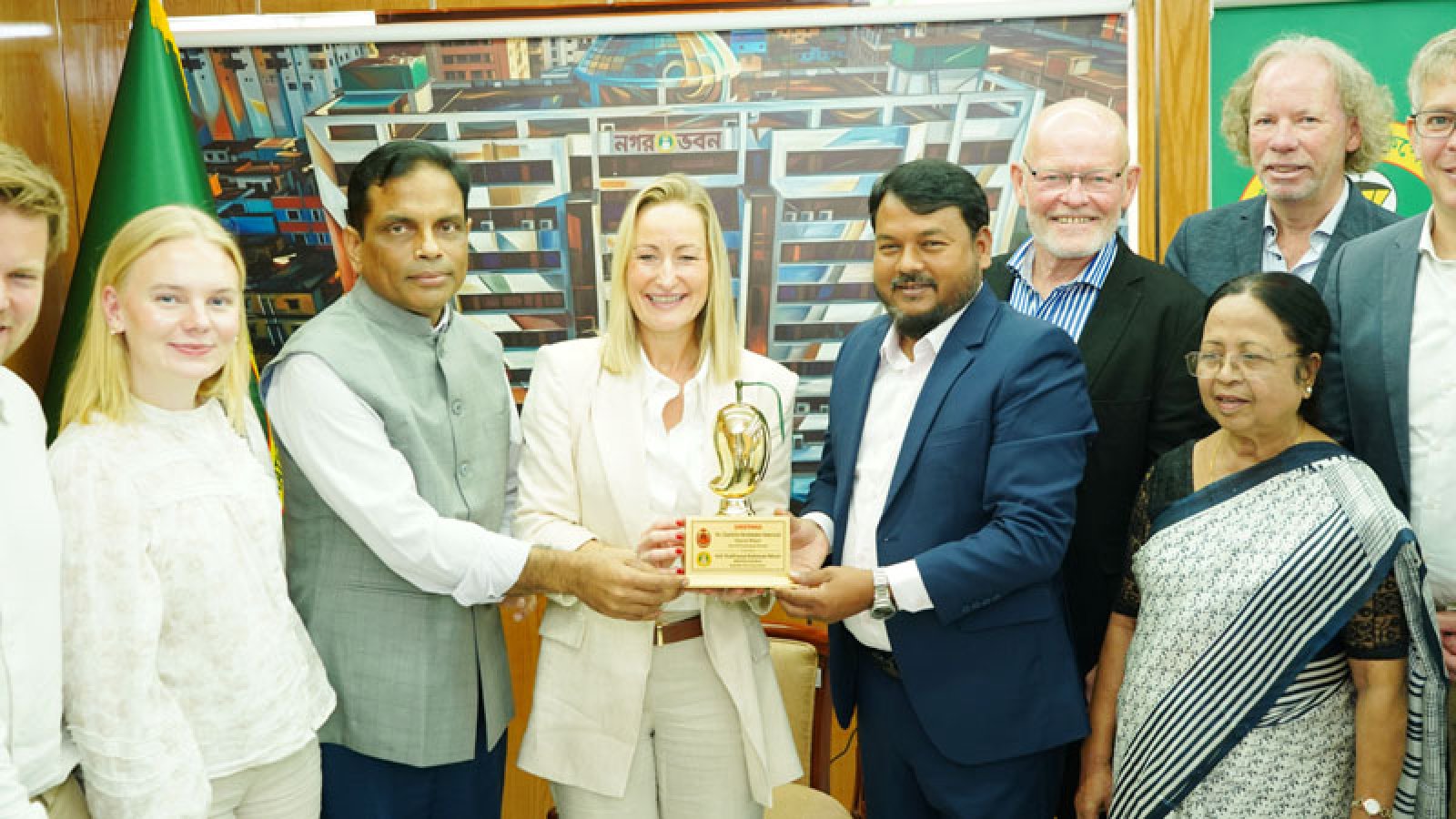 রাসিক প্রশাসকের সঙ্গে নরওয়ের ক্রিস্টিয়ানস্যান্ড সিটির ডেপুটি মেয়রের সৌজন্য সাক্ষাৎ,