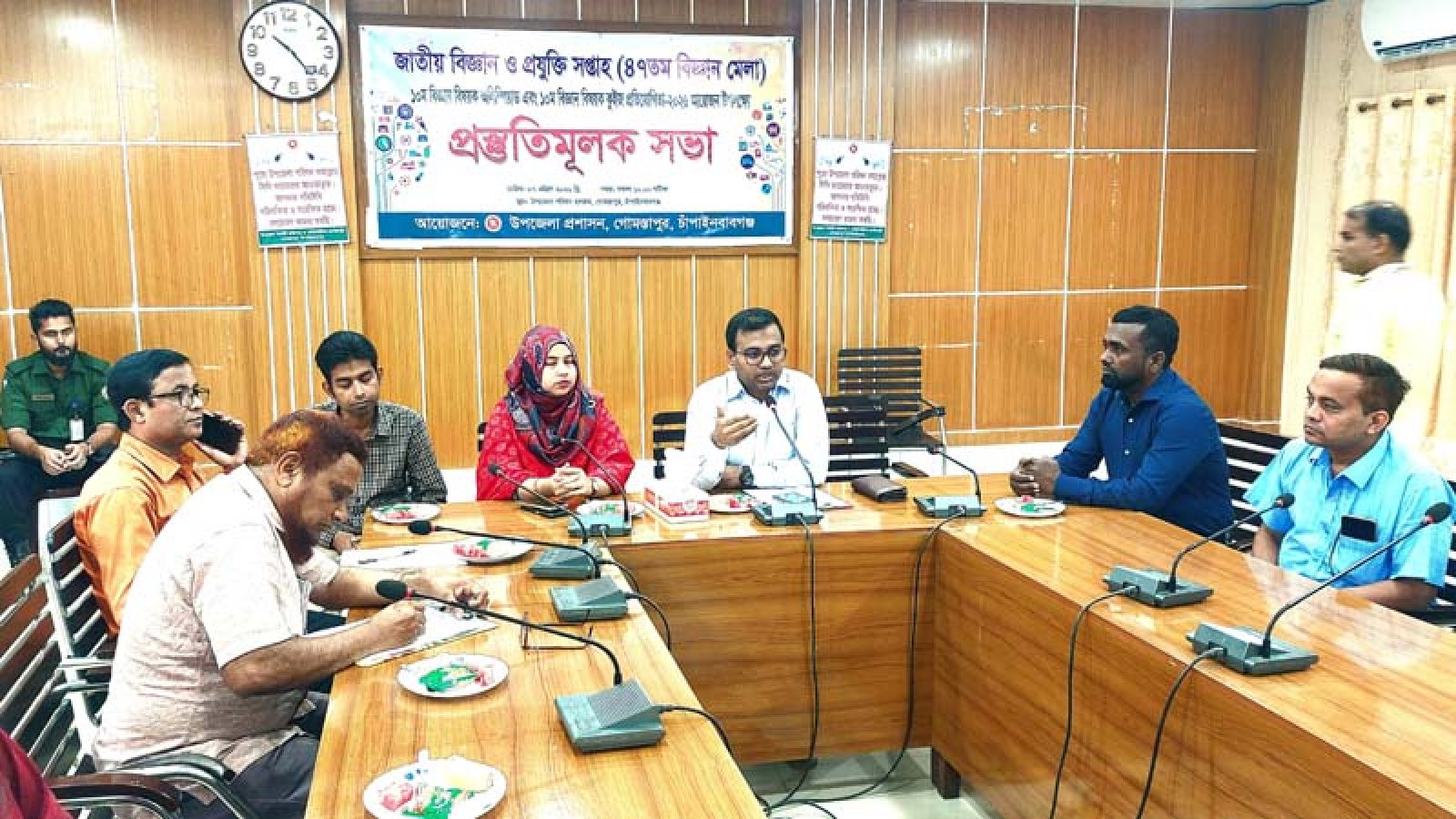 গোমস্তাপুরে জাতীয় বিজ্ঞান ও প্রযুক্তি সপ্তাহের প্রস্তুতি সভা