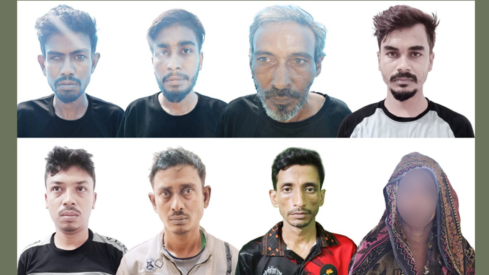 নগরীতে নারীসহ ৮ মাদক ব্যবসায়ী গ্রেপ্তার
