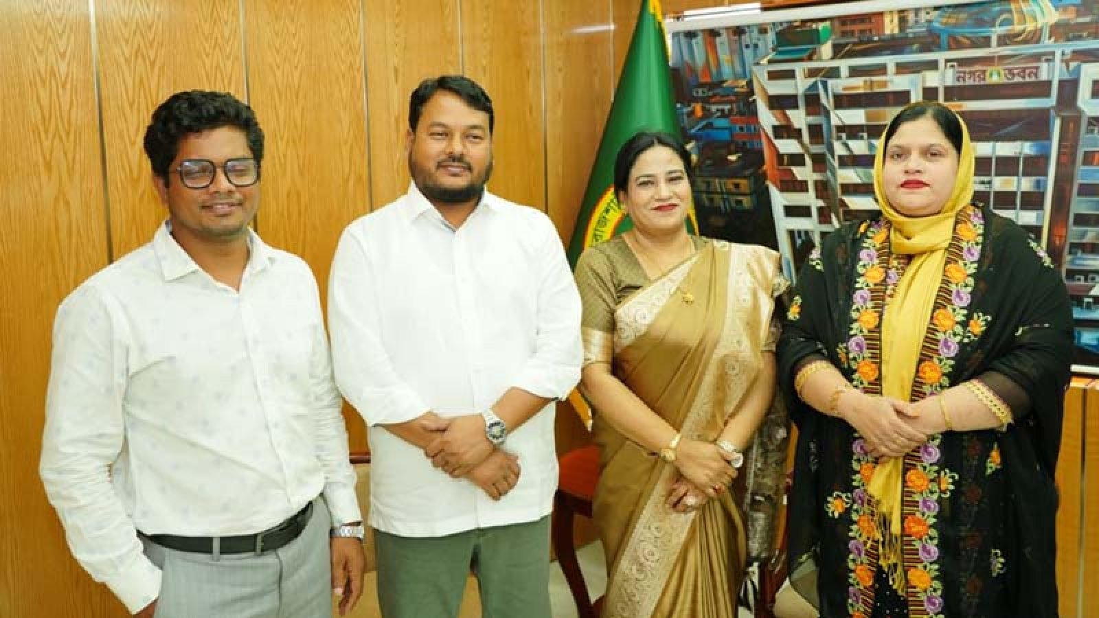 রাসিক প্রশাসকের সঙ্গে বিদ্যুৎ উন্নয়ন বোর্ডের সিনিয়র সহকারী পরিচালকের সৌজন্য সাক্ষাৎ