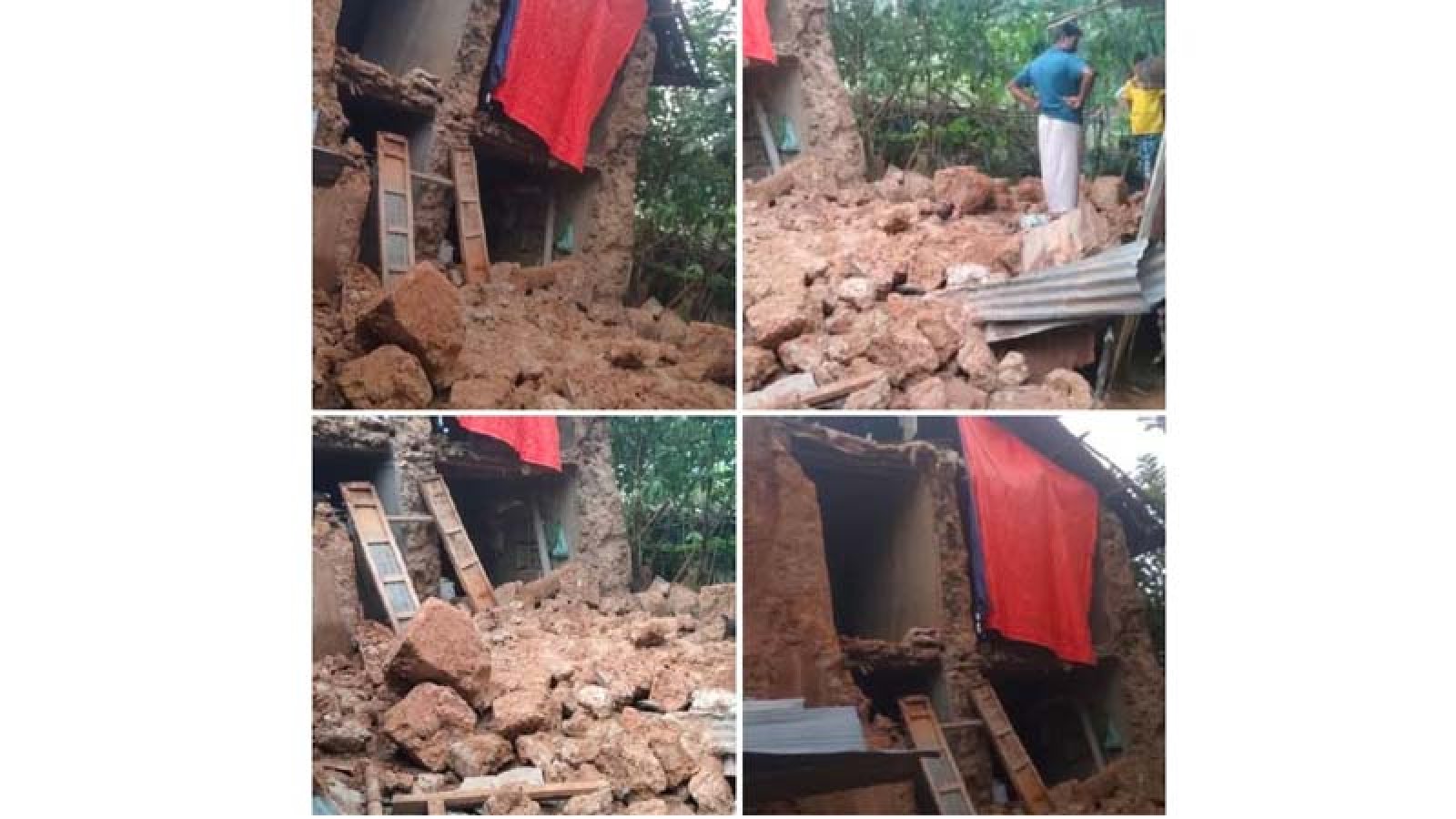 তানোরে মাটির দেয়ালে চাপা পড়ে এক গৃহবধুর মৃত্যু