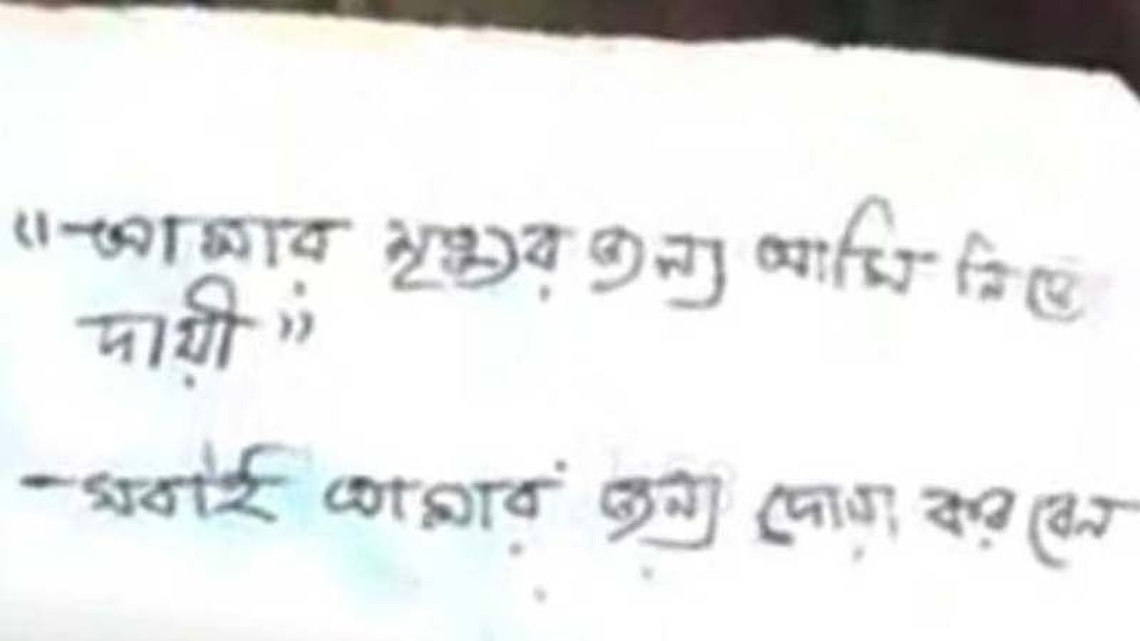 রংপুরে অজ্ঞাত যুবকের মাথা বিচ্ছিন্ন লাশ, চিরকুটে লেখা ‘মৃত্যুর জন্য নিজেই দায়ী’