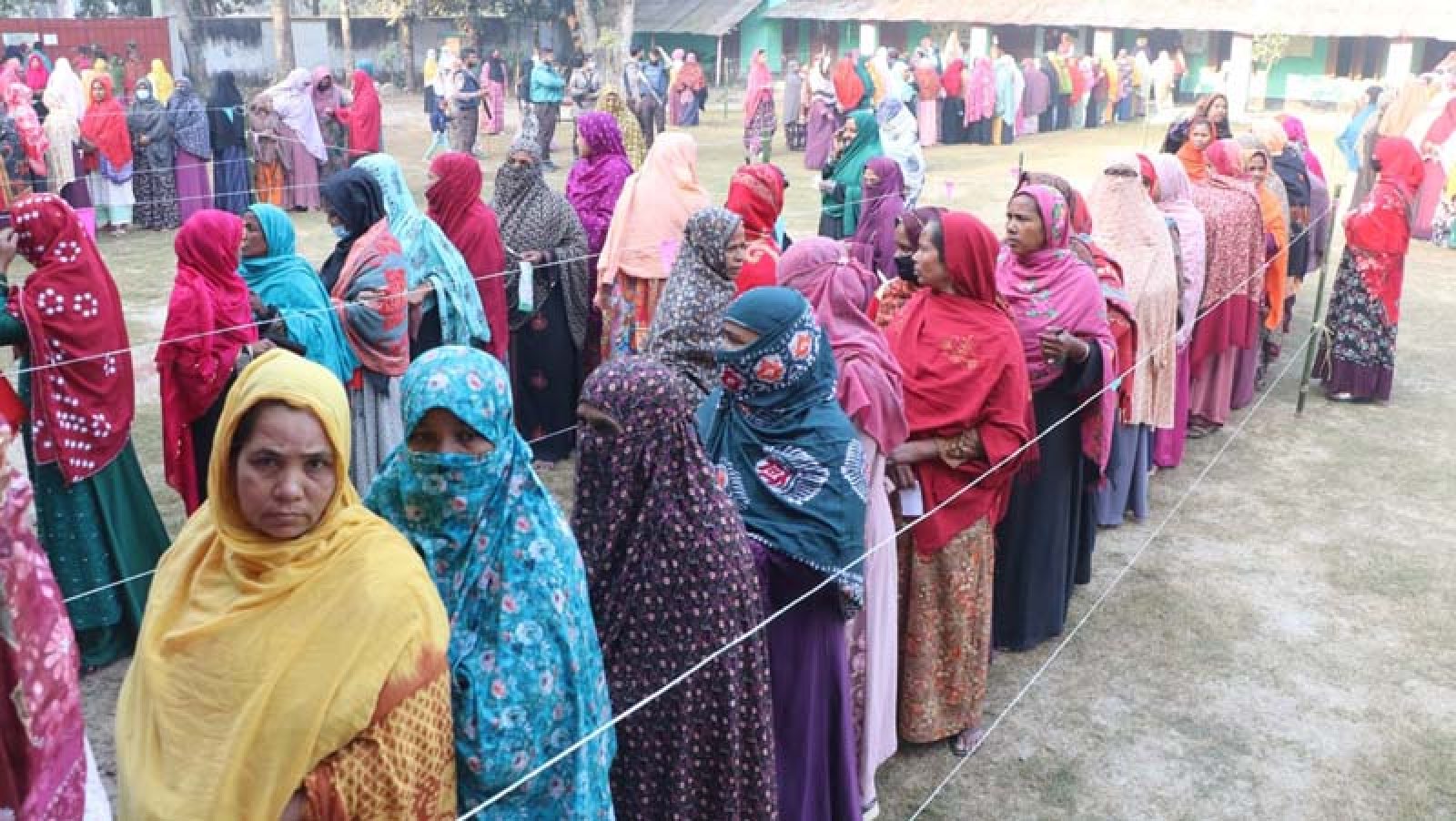 রাজশাহী বিভাগে ৫৭ দশমিক ৮৪ শতাংশ ভোট পড়েছে