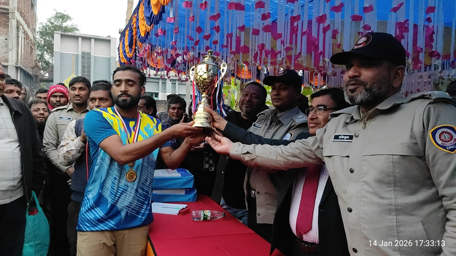 কানসাটে মাদকবিরোধী ভলিবল প্রতিযোগিতা অনুষ্ঠিত