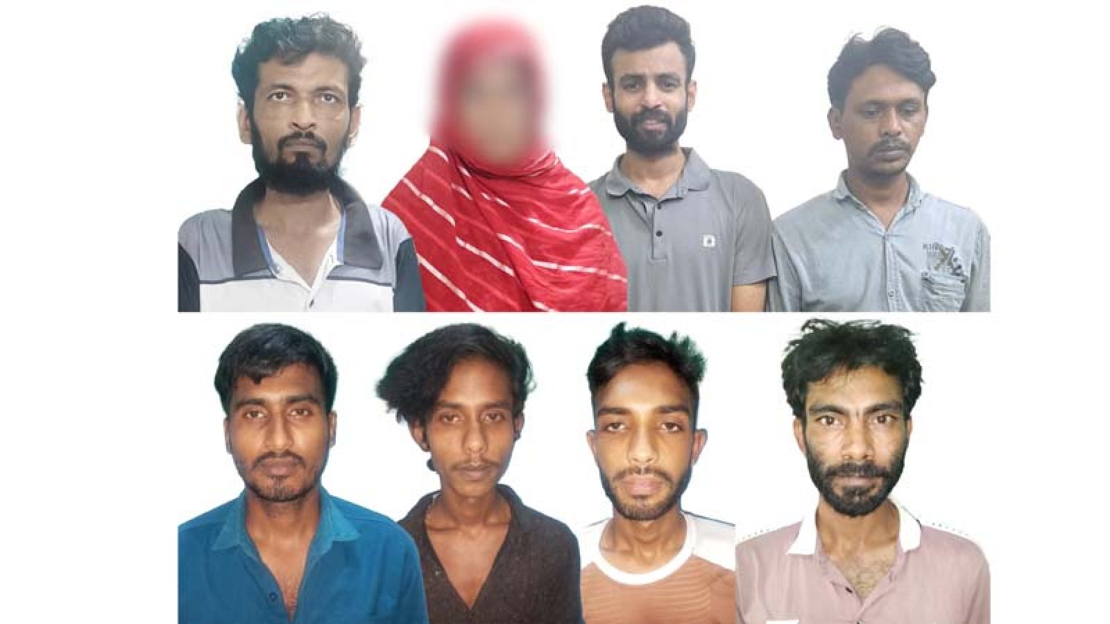 নগরীতে নারীসহ ৮ মাদক ব্যবসায়ী গ্রেপ্তার