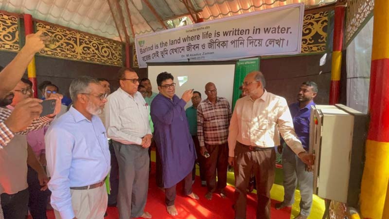 বিএমডিএ’র বিভিন্ন চলমান কাজ পরিদর্শনে প্রধানমন্ত্রীর দুই উপদেষ্টা