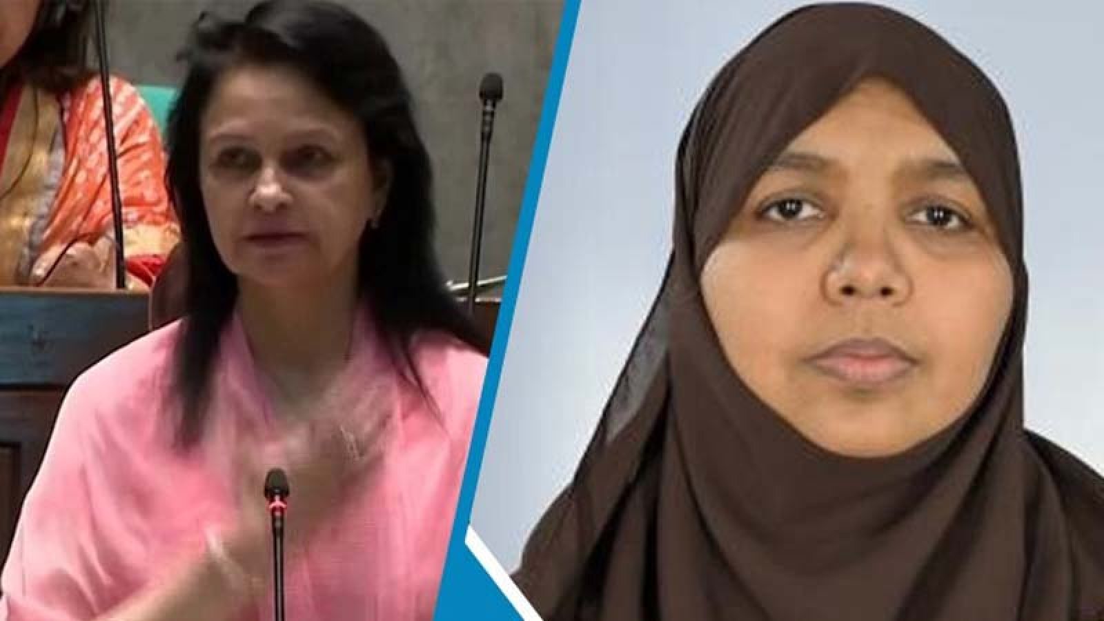 বিএনপির জীবা আমিনার পাশে দাঁড়ালেন জামায়াতের মারদিয়া মমতাজ