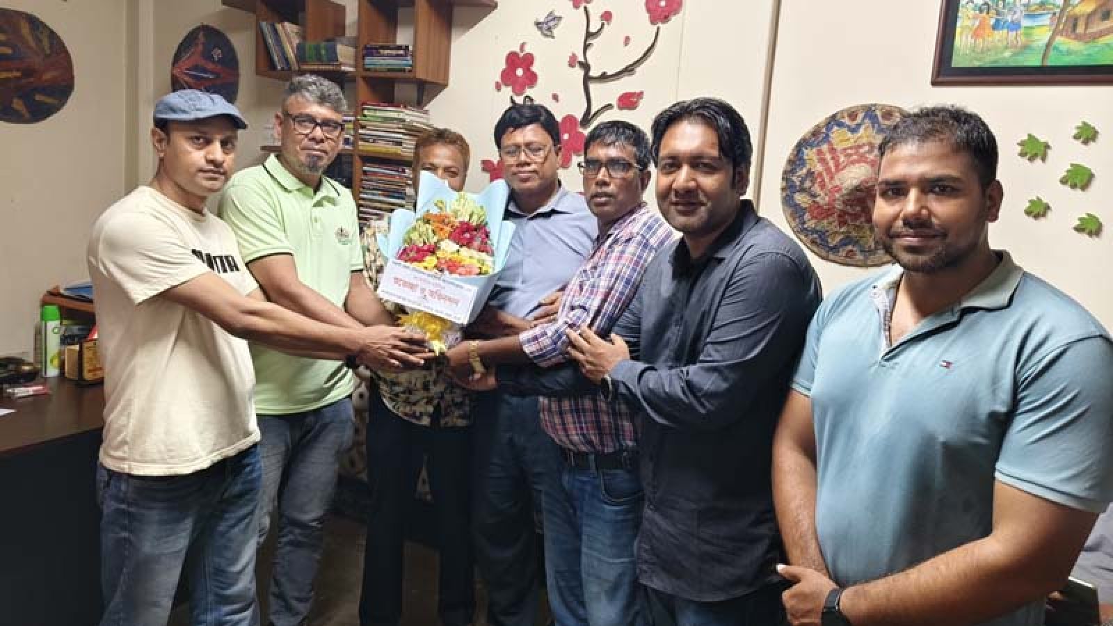 নওগাঁ জেলা টেলিভিশন অ্যাসোসিয়েশনের নবনির্বাচিত কমিটিকে বিভিন্ন সংগঠনের শুভেচ্ছা