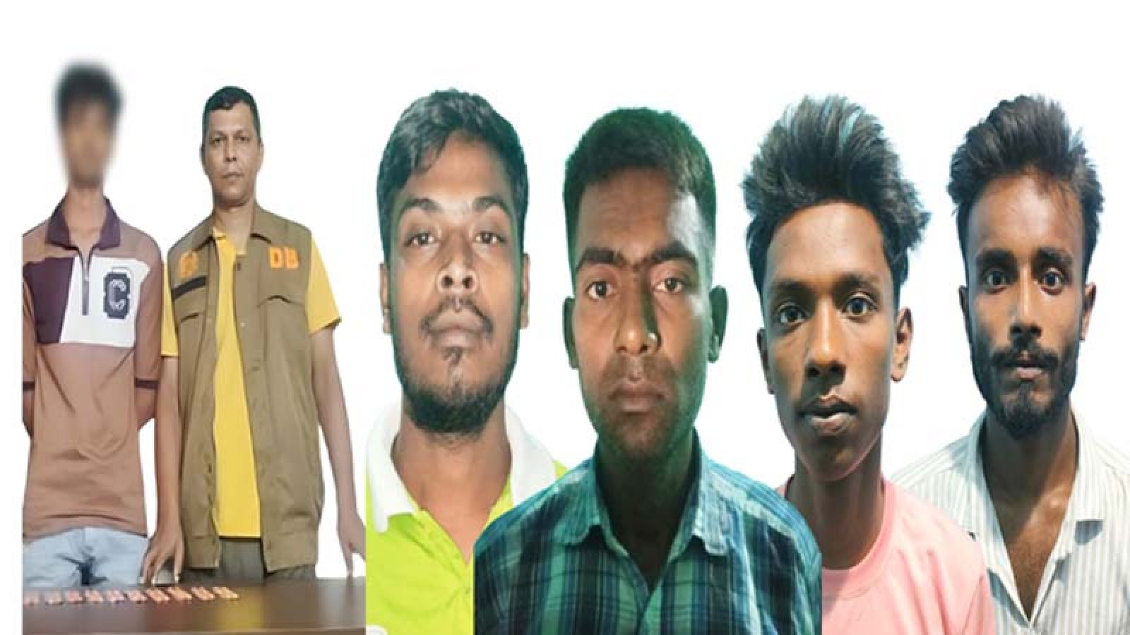 নগরীতে ৫ মাদক ব্যবসায়ী গ্রেপ্তার