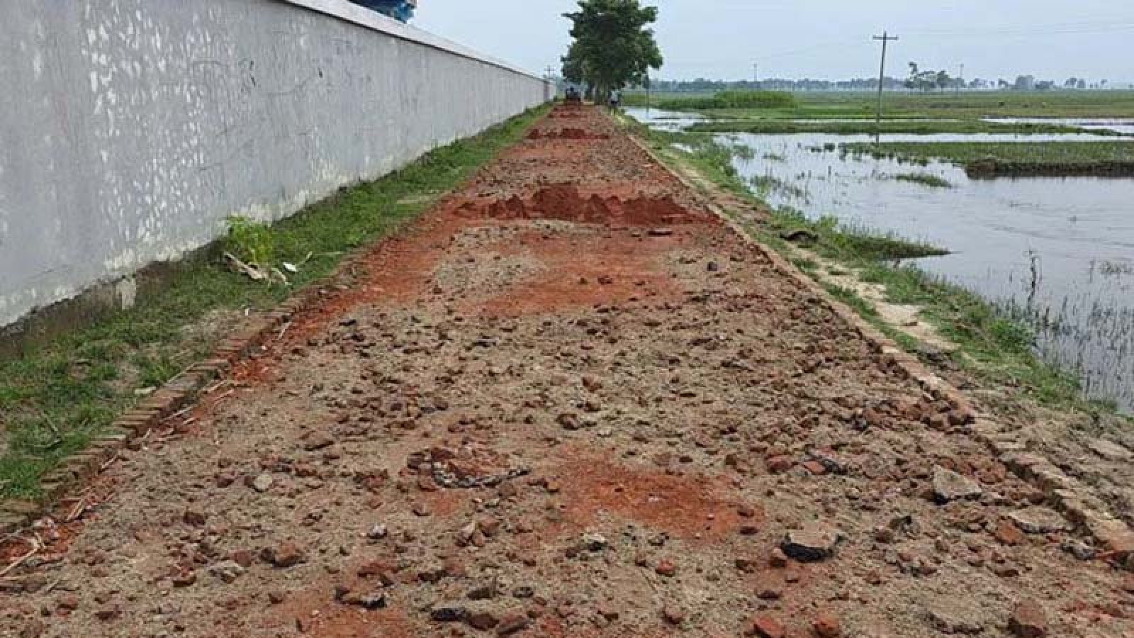ঠাকুরগাঁওয়ে চুরি হলো আস্ত পাকা রাস্তা!