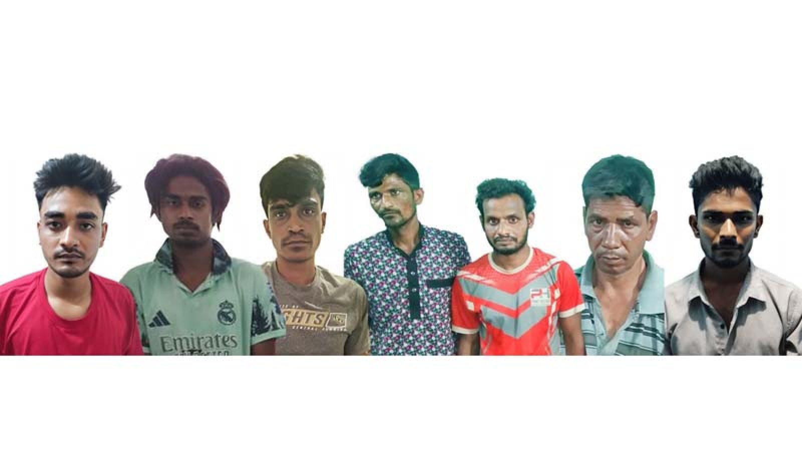 নগরীতে সাত জন মাদক ব্যবসায়ী গ্রেপ্তার