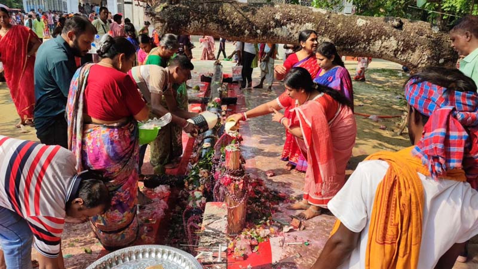 চাটমোহরের বড়াল নদের পাড়ে শুরু হলো ঐতিহ্যবাহী চড়ক পূজা-মেলা