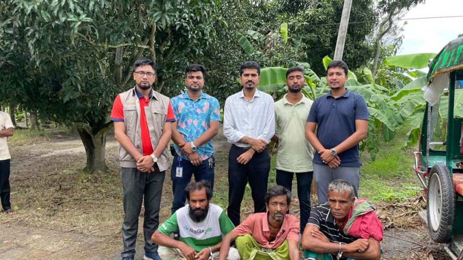 পুঠিয়ায় তিন মাদকসেবীর কারাদণ্ড