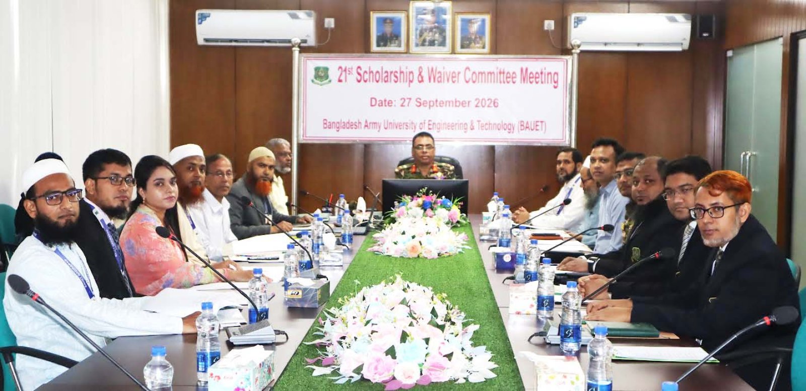 বাউয়েটের ২১তম স্কলারশিপ ও ওয়েভার কমিটির সভা অনুষ্ঠিত