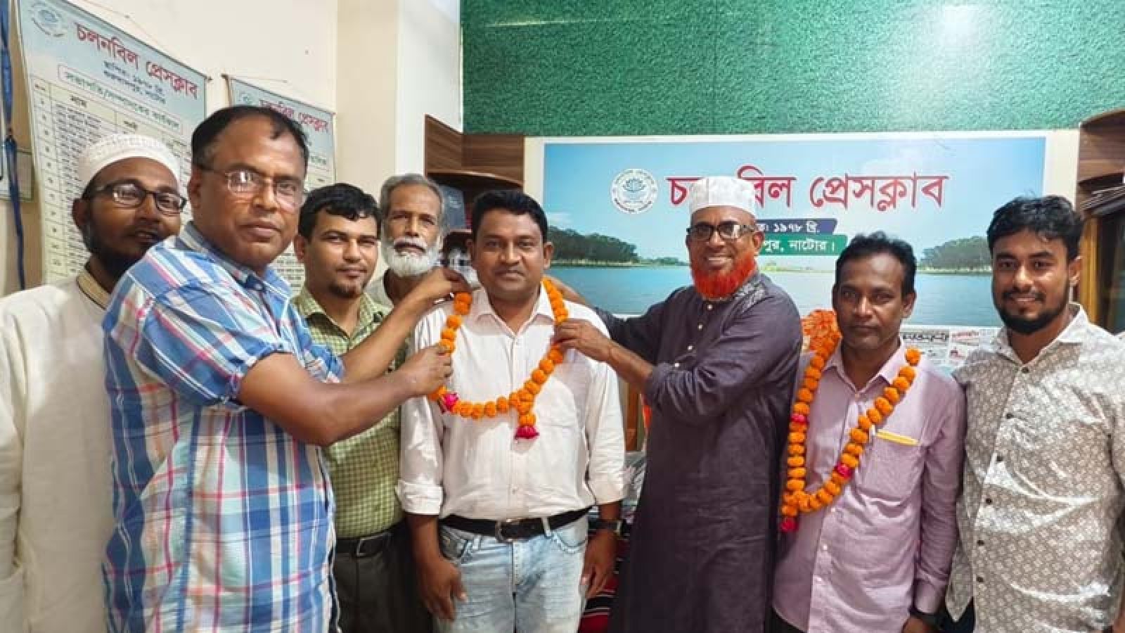 চলনবিল প্রেসক্লাবের সম্পাদক জালাল ও সাংগঠনিক সম্পাদক রহমত