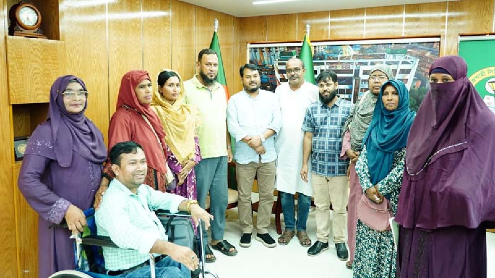 রাসিক প্রশাসকের সাথে পিএসএস সদস্যবৃন্দের সৌজন্য সাক্ষাৎ