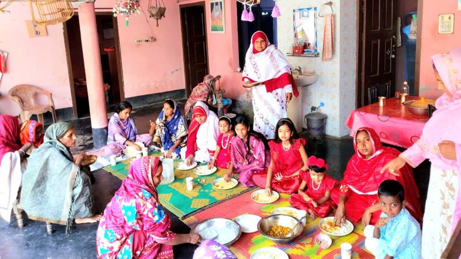 গোমস্তাপুরে ব্যতিক্রম দু’টি আয়োজনে নববর্ষ পালিত