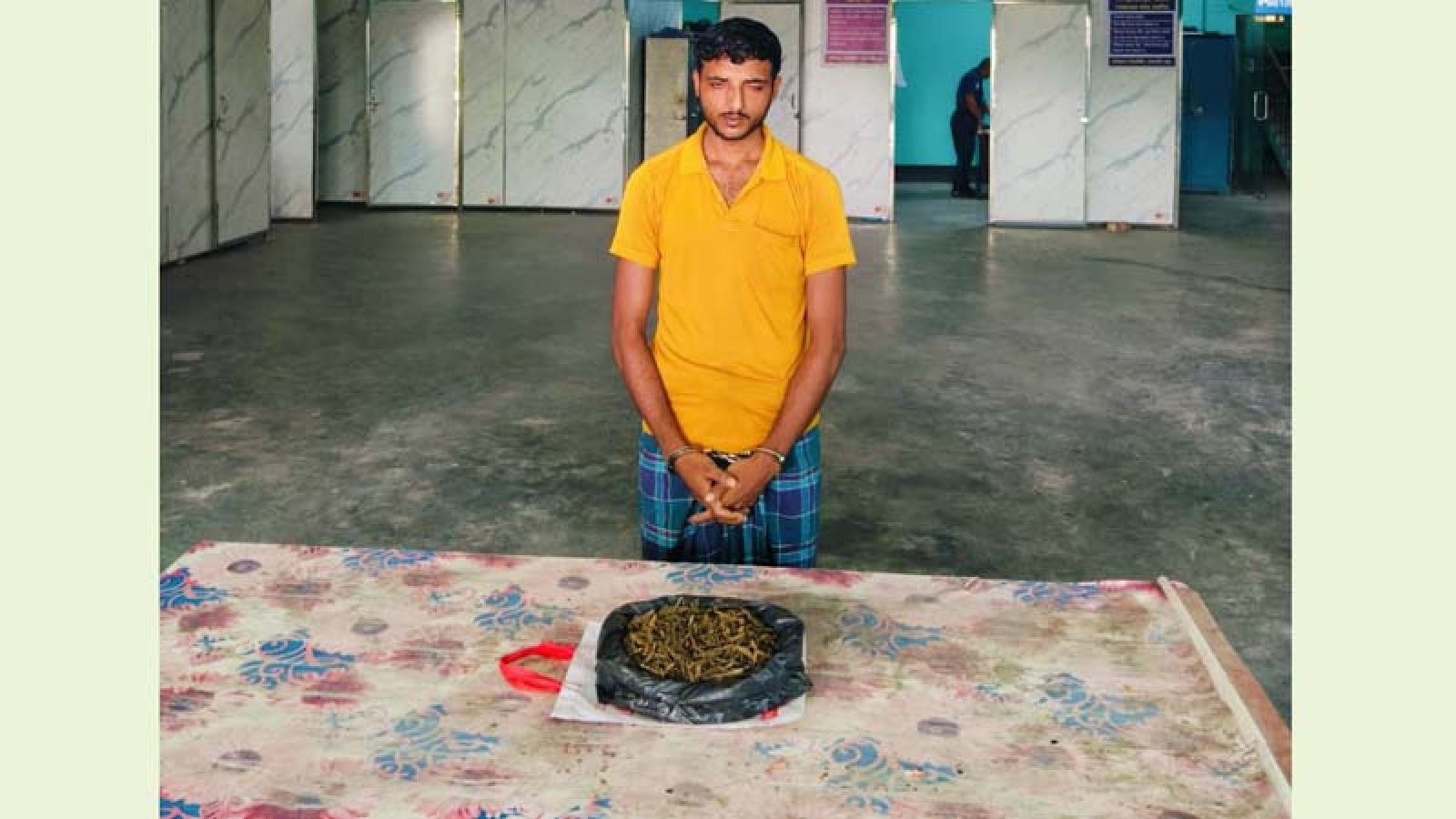 সিংড়ায় গাঁজাসহ যুবক গ্রেপ্তার